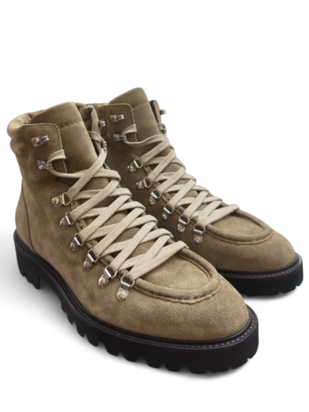 AQUATALIA Zip, Lace-Up Leather Combat Boots Size US 9.5 Men’s (NEW)